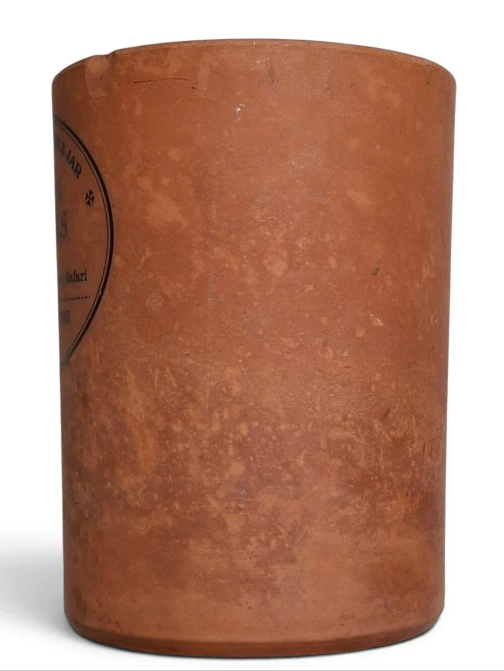 Henry Watson Pottery Vintage Fall Kitchen Utensil Holder Chippy Terracotta Crock